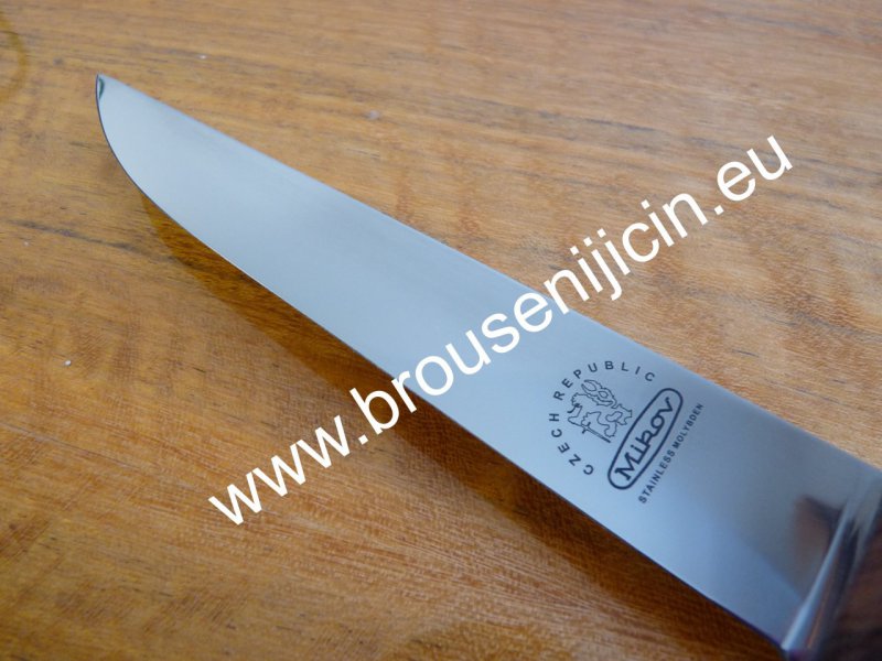 Vyřezávací nůž s délkou čepele 16 cm detail čepele